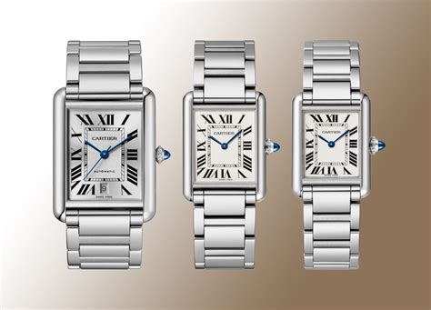 cartier tank specs|cartier tank must size comparison.